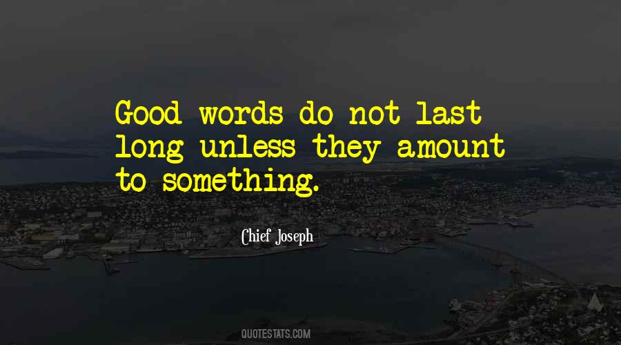Amount To Something Quotes #143154