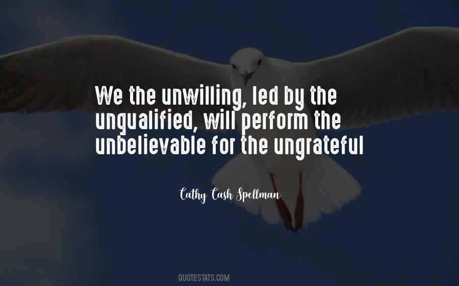 We The Unwilling Quotes #266968