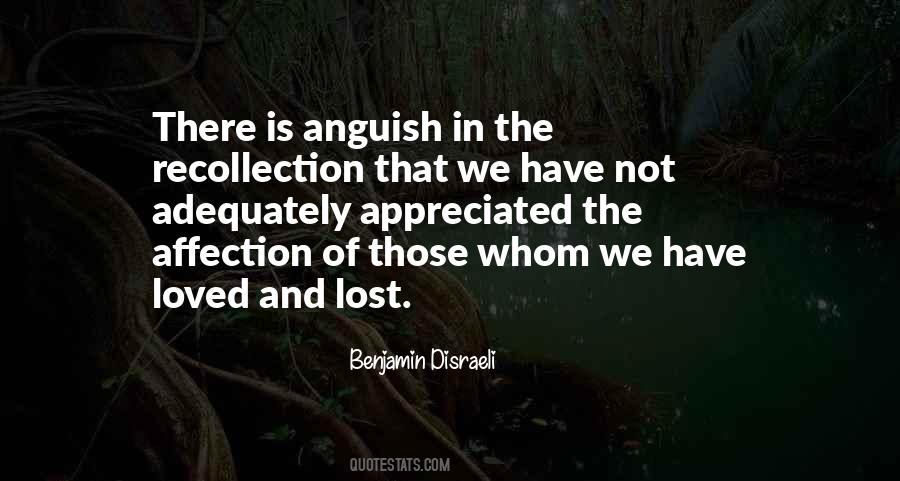 To Be Loved And Appreciated Quotes #426810