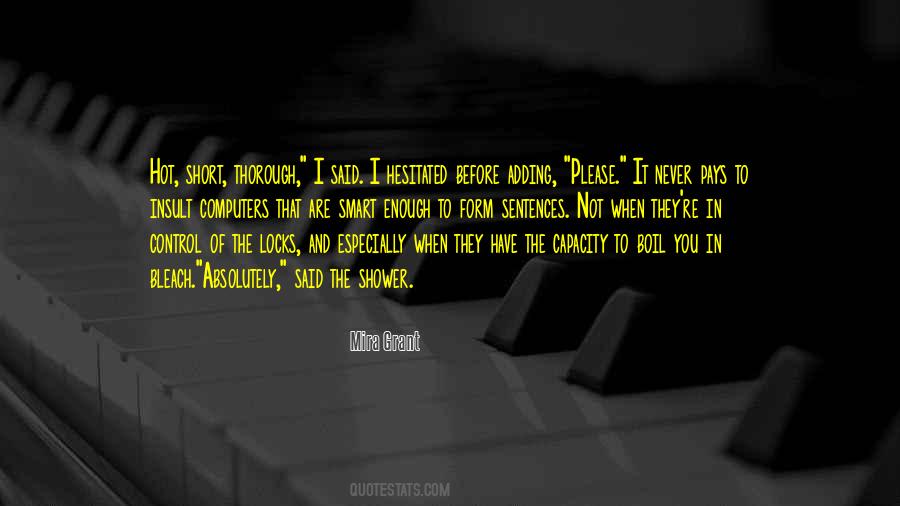 You Are Not In Control Quotes #733189
