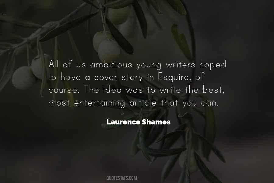 Young And Ambitious Quotes #986904