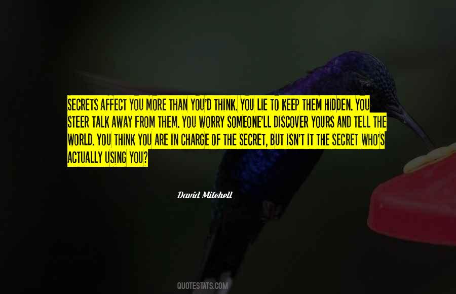 You Are Who You Think You Are Quotes #122645