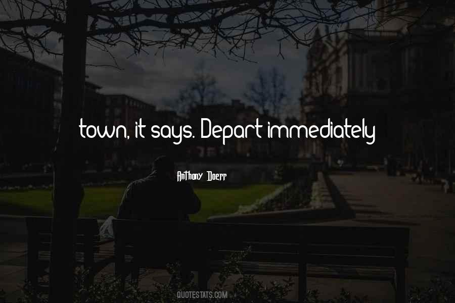 Depart Quotes #1055734