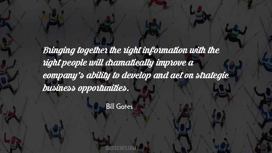 Strategic Business Quotes #1543344