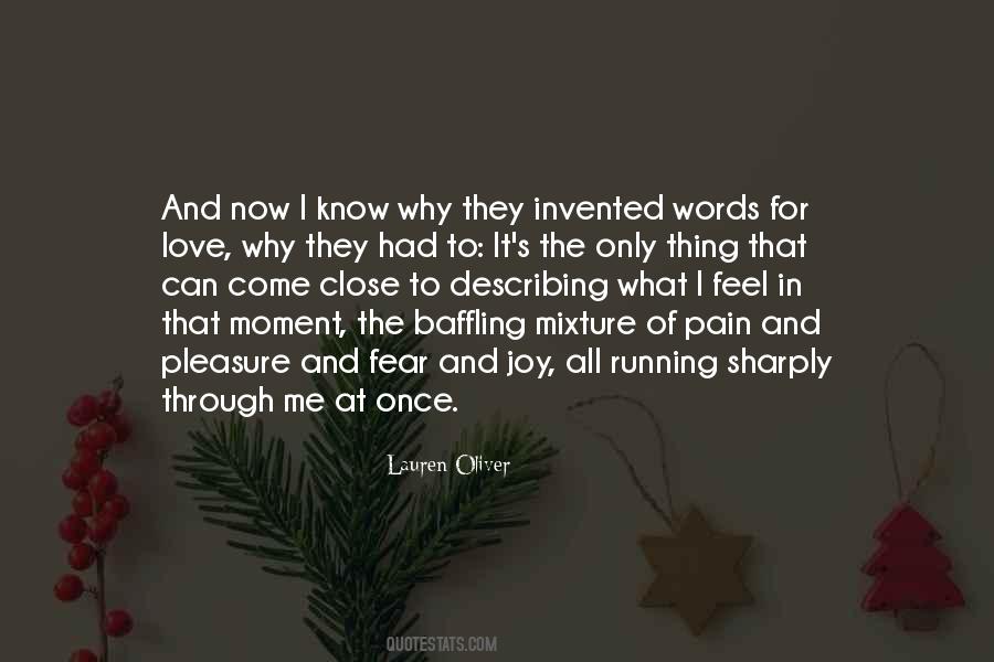 Pain Joy Quotes #1038911
