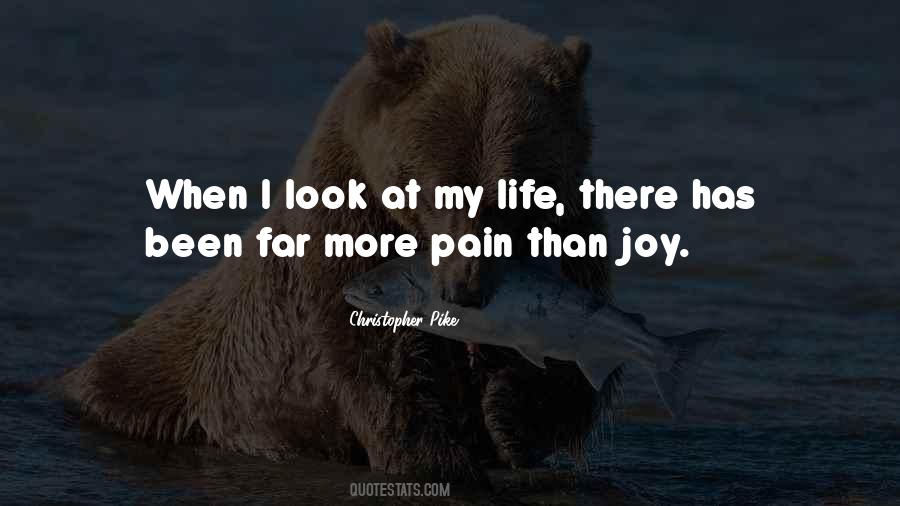 Pain Joy Quotes #1227507