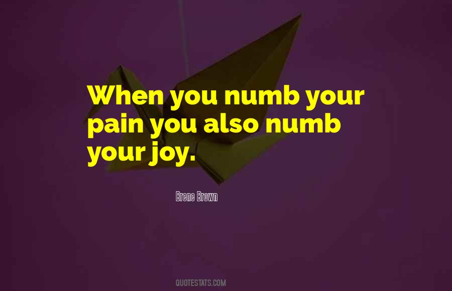 Pain Joy Quotes #370462