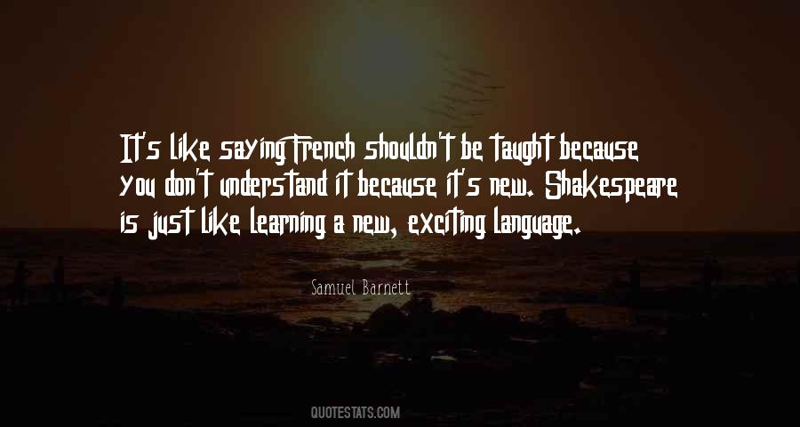 Language Learning Language Quotes #792956