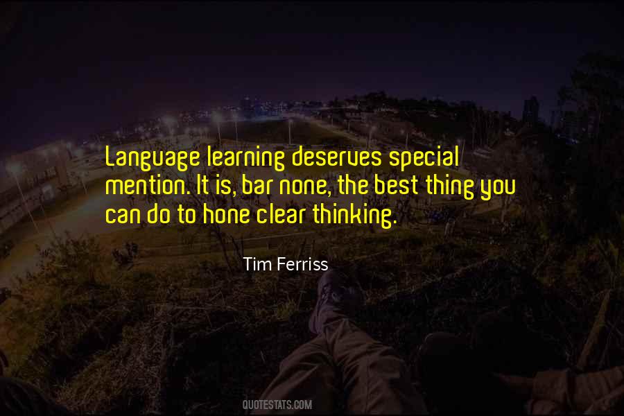 Language Learning Language Quotes #994751