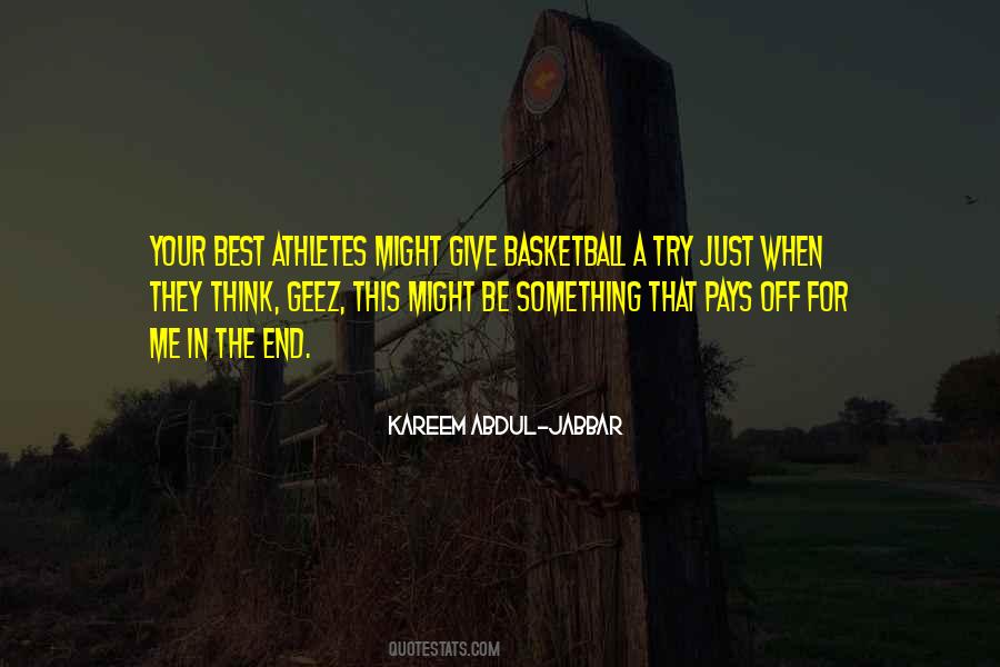 Athlete Best Quotes #1060076