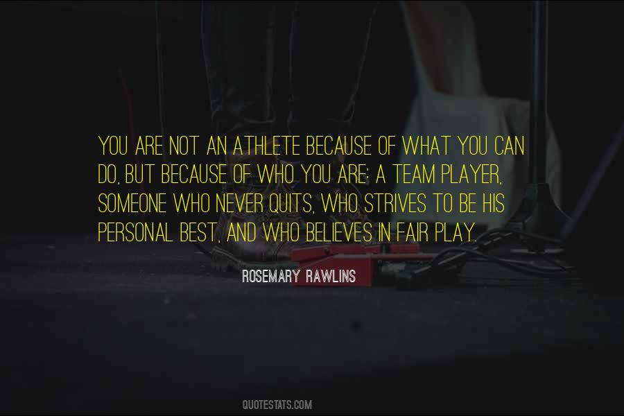 Athlete Best Quotes #1256094