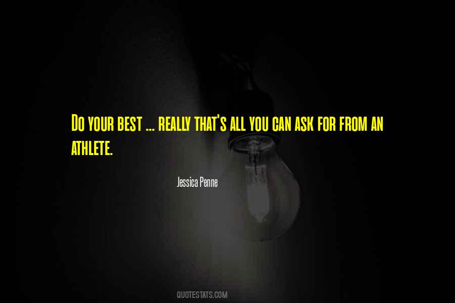 Athlete Best Quotes #73400