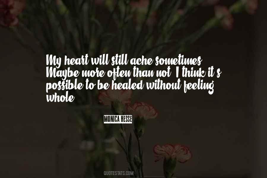 You Healed My Heart Quotes #133510
