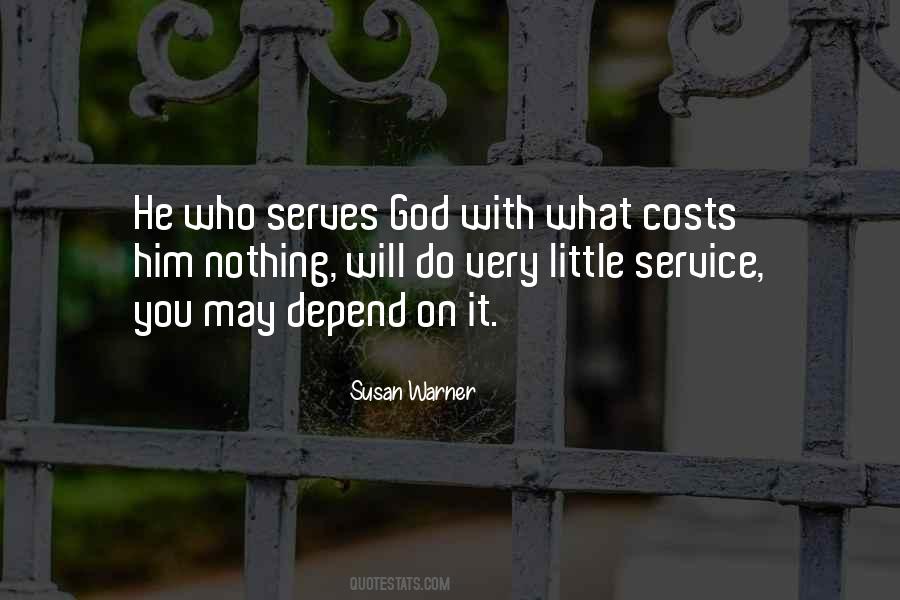 Depend On God Quotes #37034