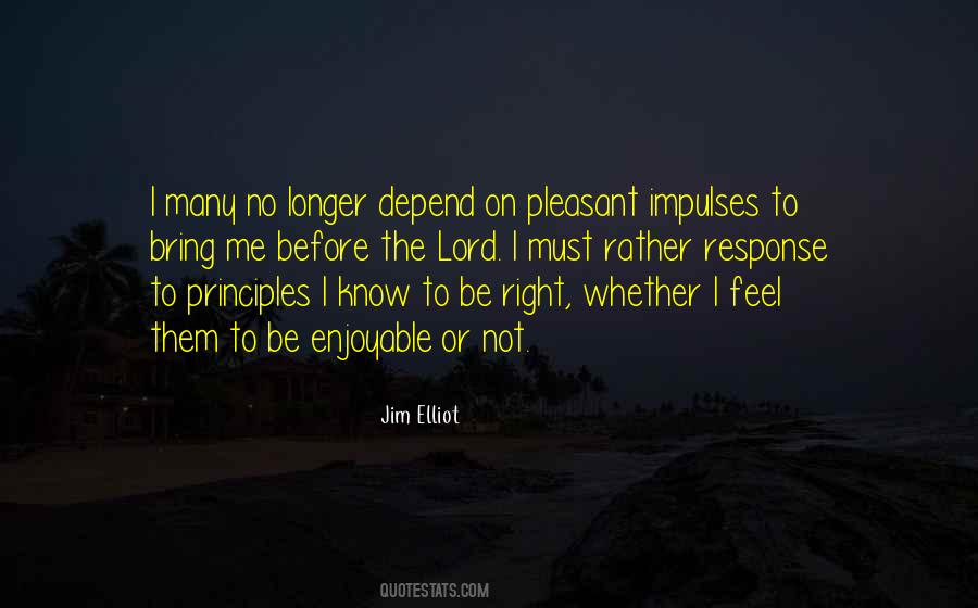 Depend On Me Quotes #1444332
