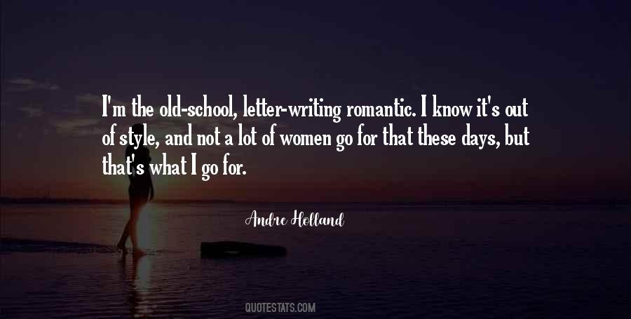 Old Romantic Quotes #1519751