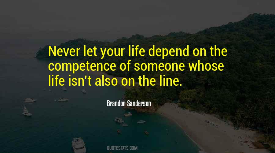 Depend On Quotes #1867123