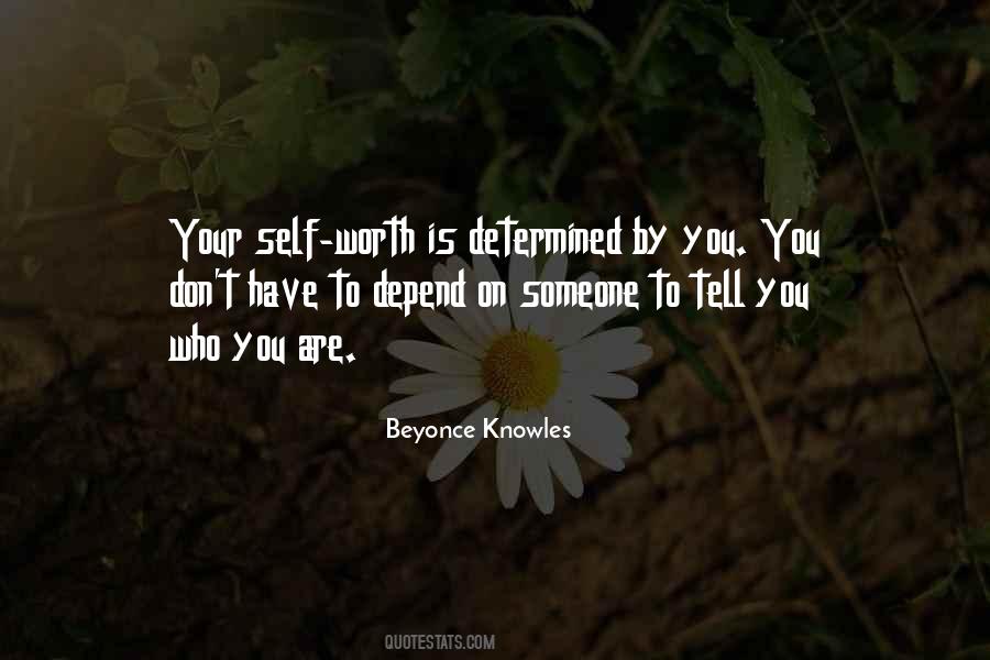 Depend On Self Quotes #1043395