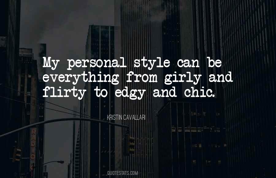 Chic Style Quotes #1523161
