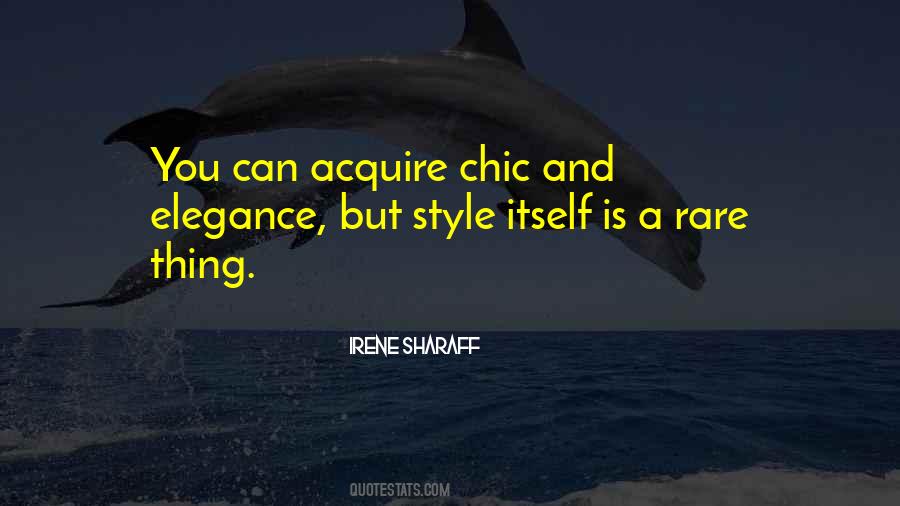 Chic Style Quotes #1784770