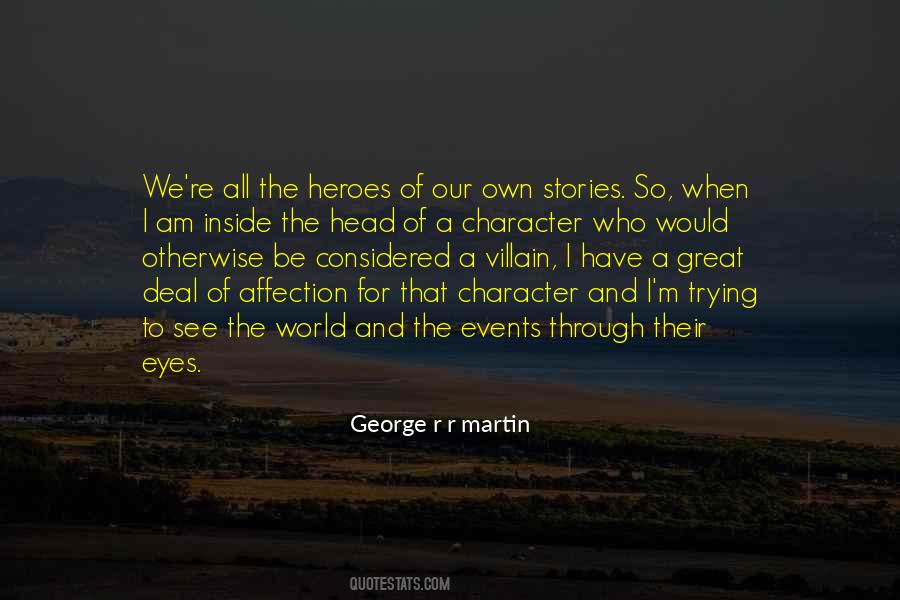 Hero Character Quotes #242829