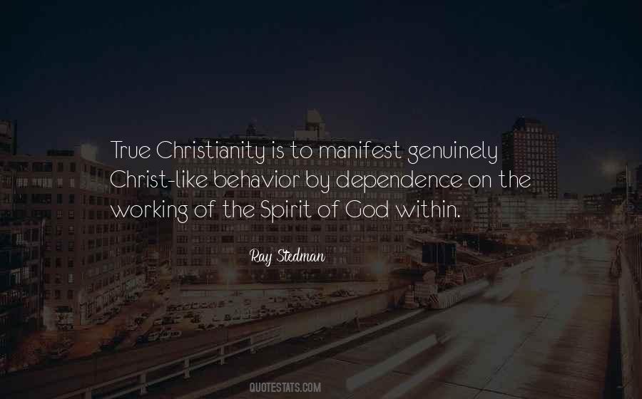 Dependence On Christ Quotes #1825811