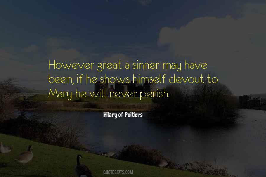 I Am A Great Sinner Quotes #1214991