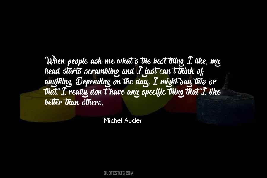 Depending On Me Quotes #1231127