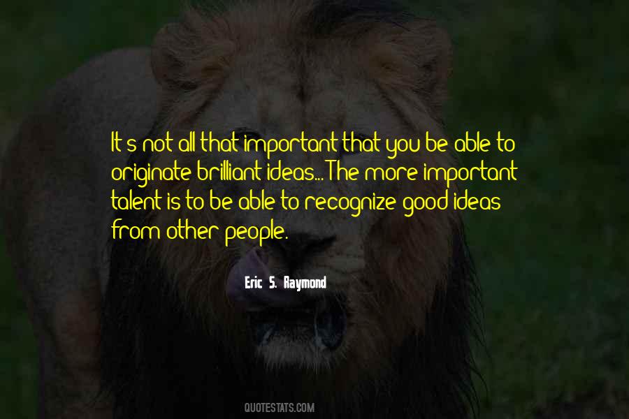 Good Talent Quotes #309928