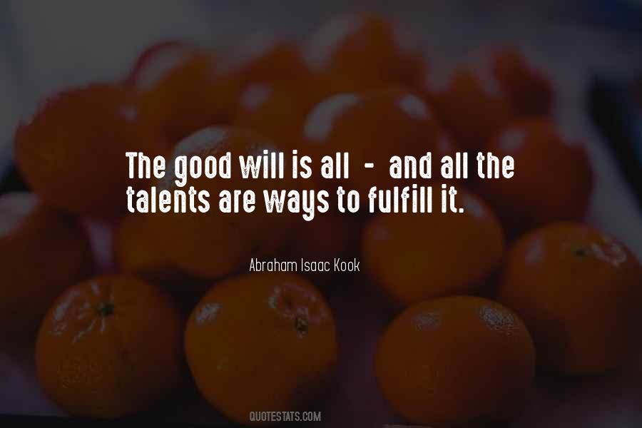 Good Talent Quotes #468669