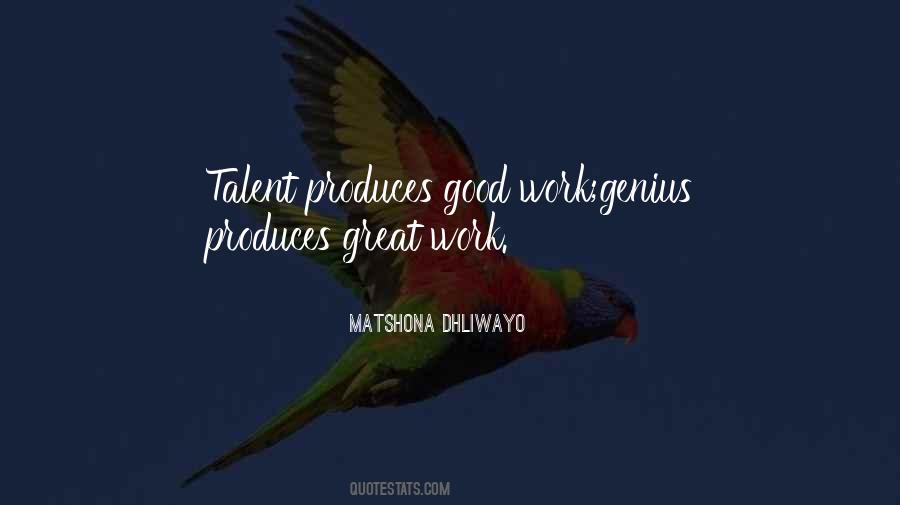 Good Talent Quotes #641263