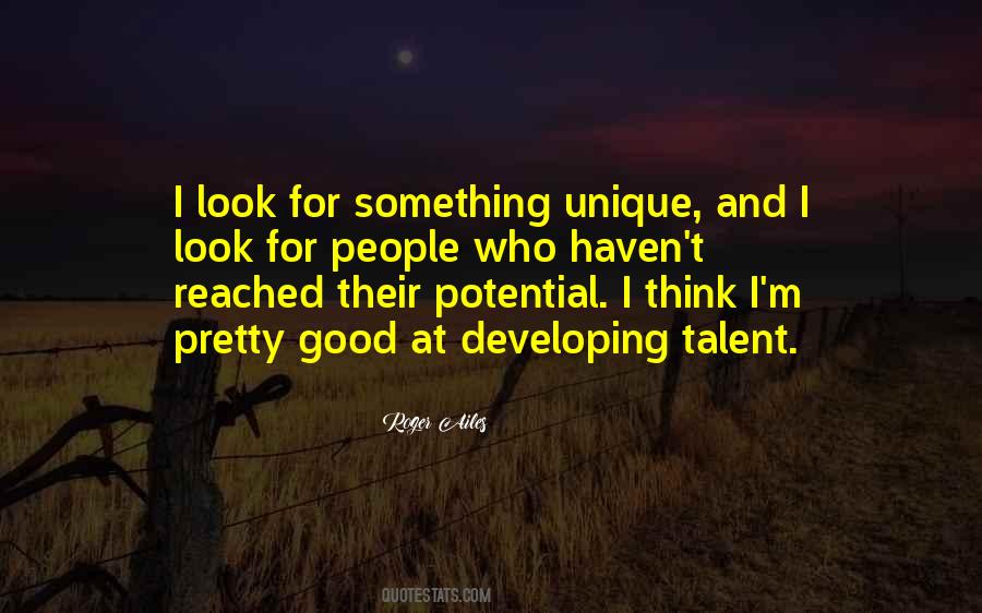 Good Talent Quotes #86918