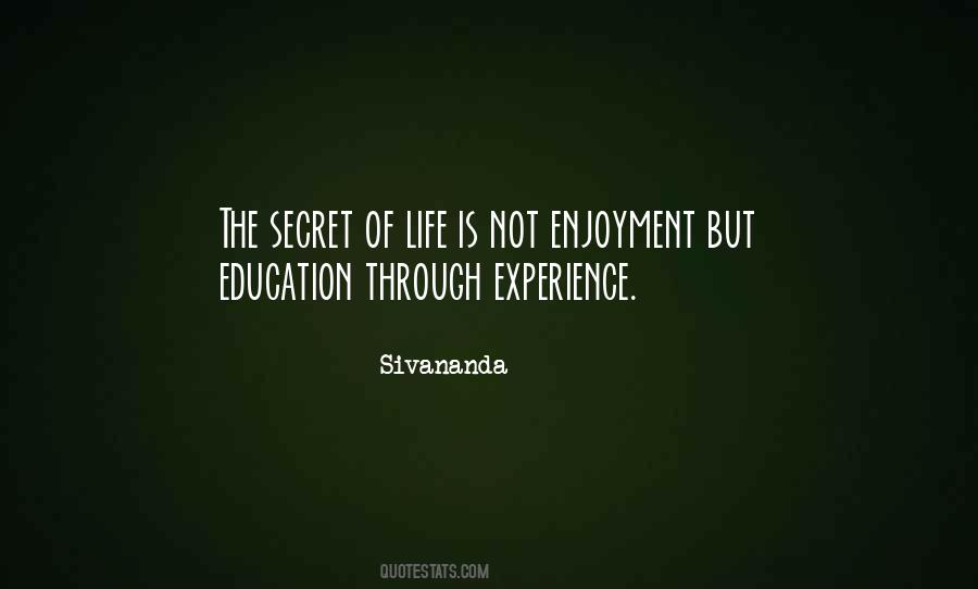 Life Experience Vs Education Quotes #1826797