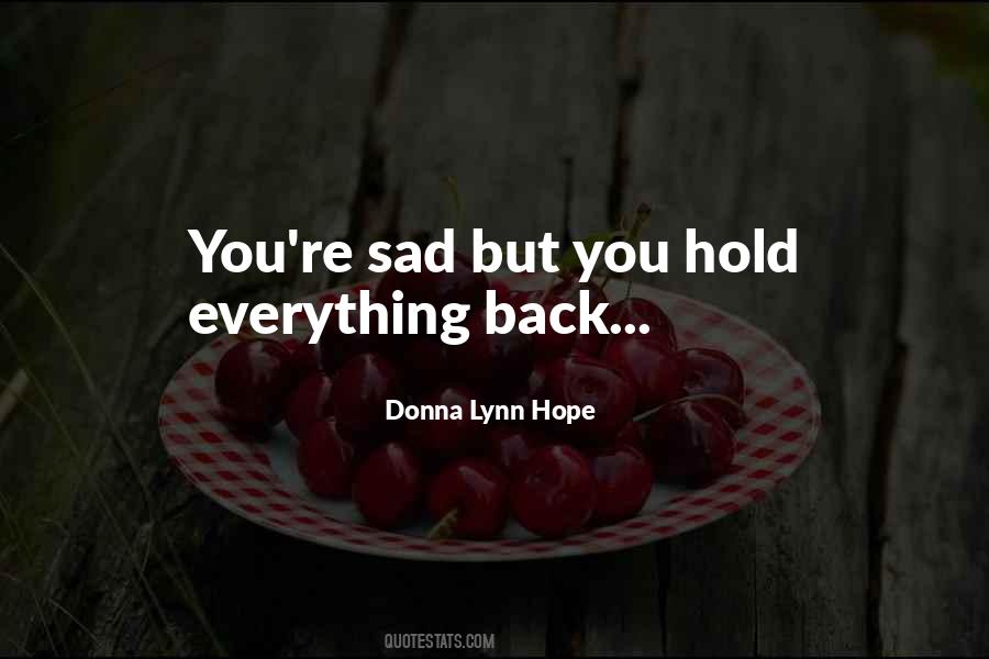 Everything Sad Quotes #640585