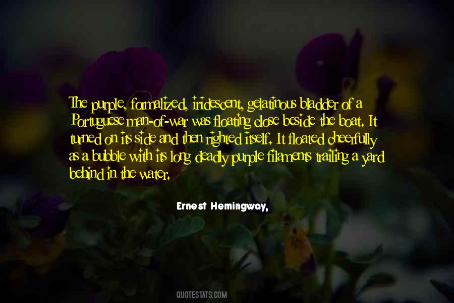 Ernest Hemingway Boat Quotes #1722433