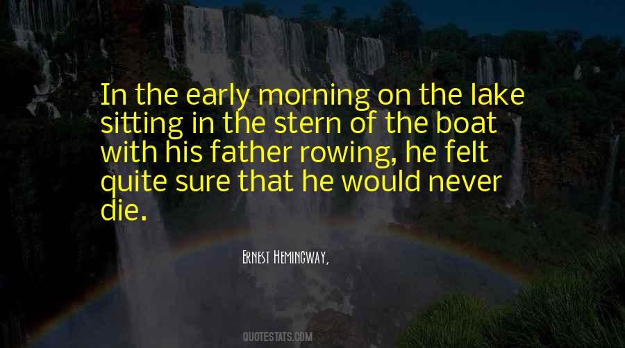 Ernest Hemingway Boat Quotes #769141