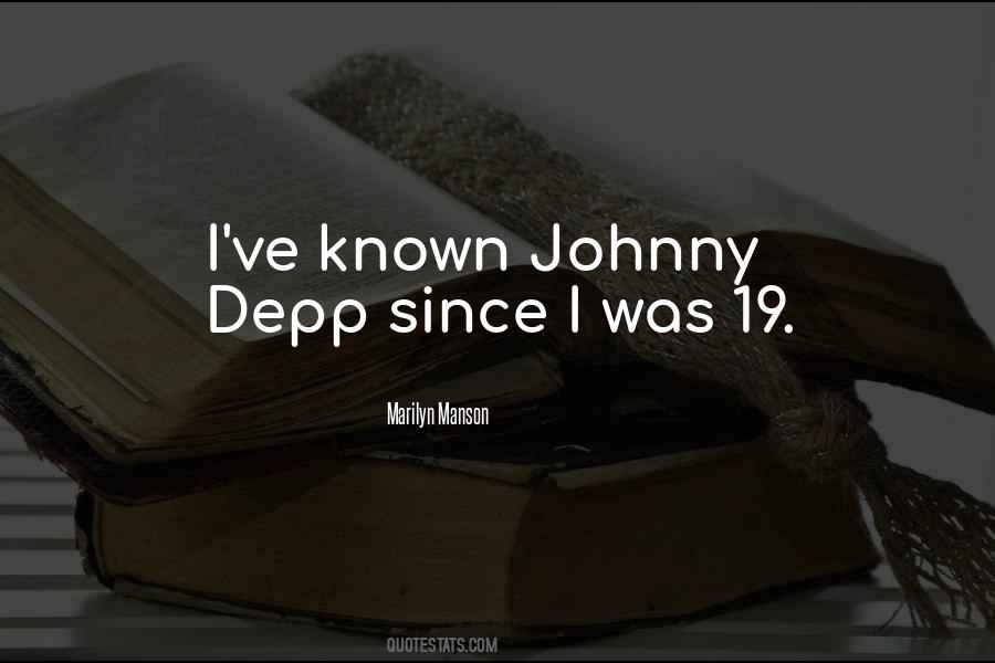 Depp Quotes #200529