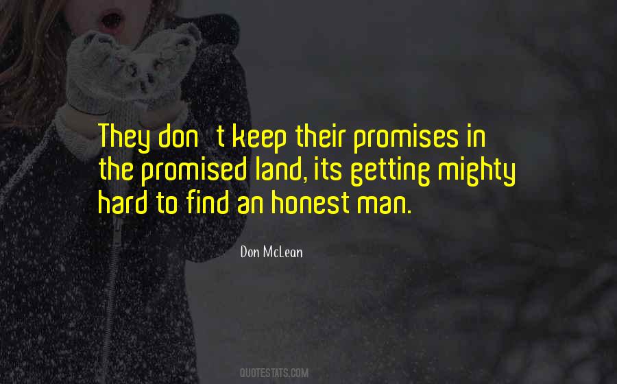 I Keep My Promises Quotes #55769