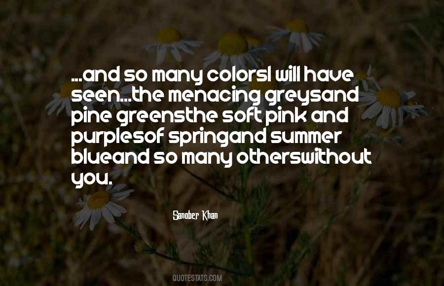 Blue Spring Quotes #1352597