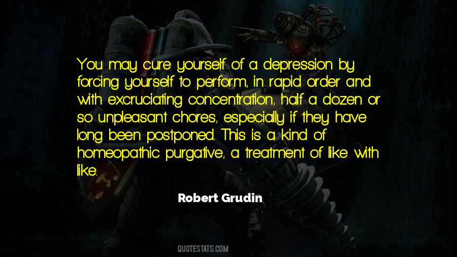 Depression Cure Quotes #1090591