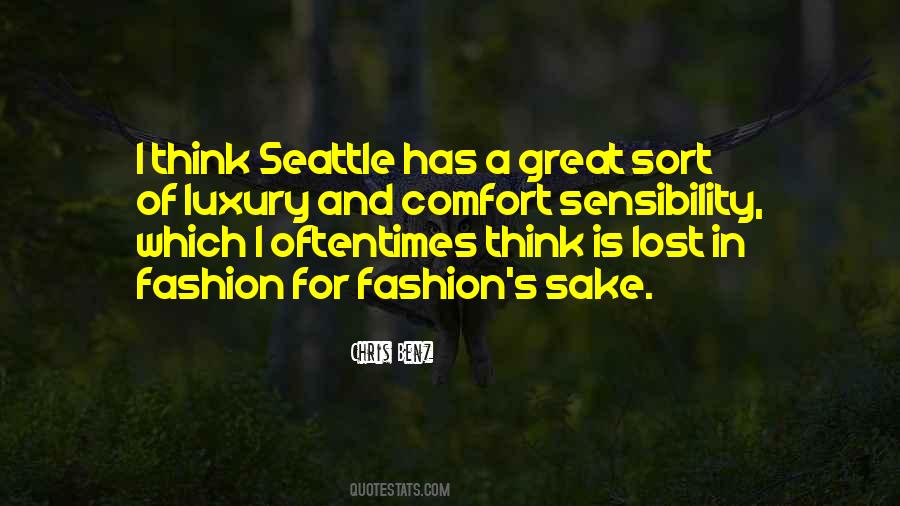 Comfort And Luxury Quotes #1707586