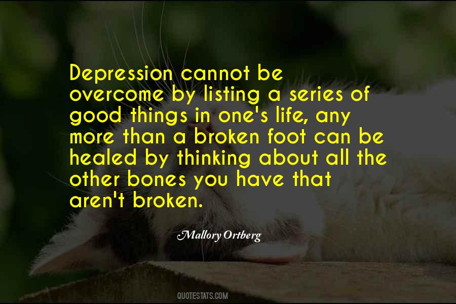 Depression Overcome Quotes #1511221