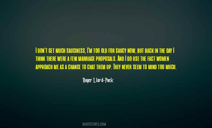 Old Marriage Quotes #1737627