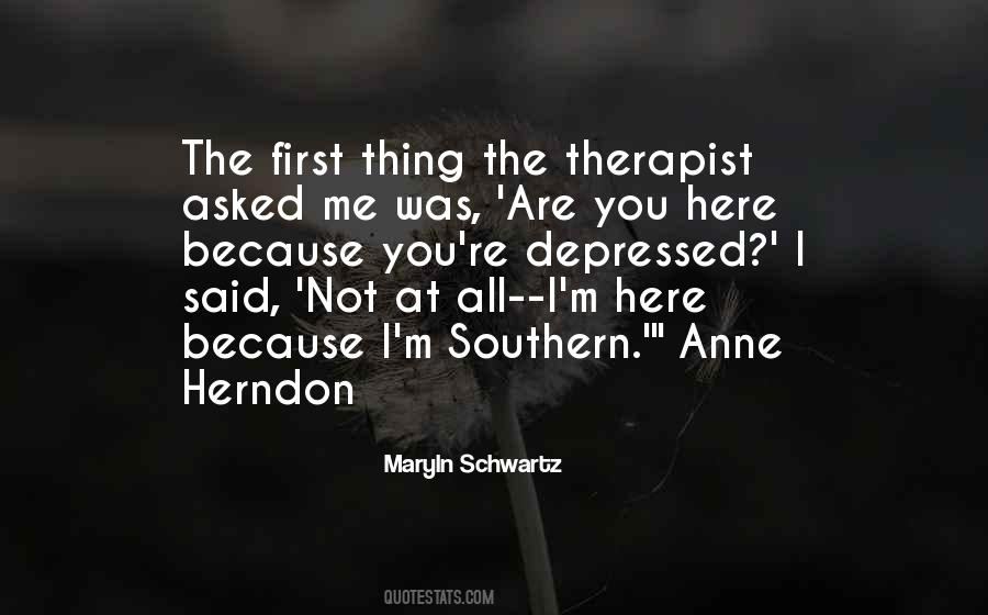 Depression Therapy Quotes #623050