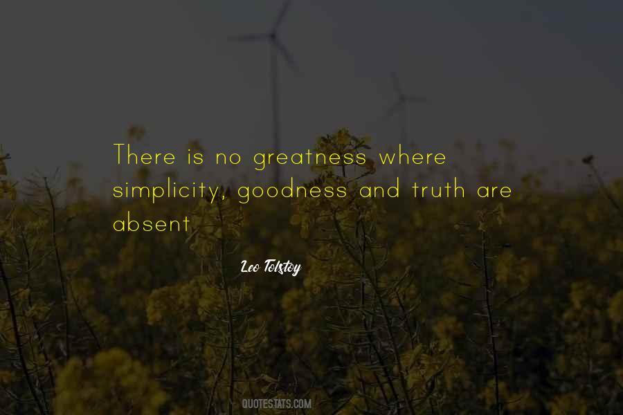 Goodness Greatness Quotes #1770