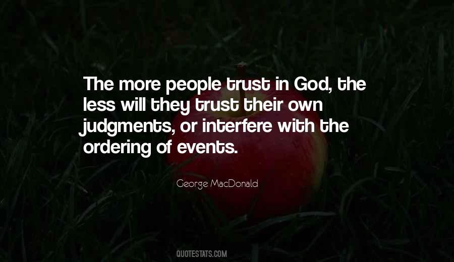 Trust Of God Quotes #935391