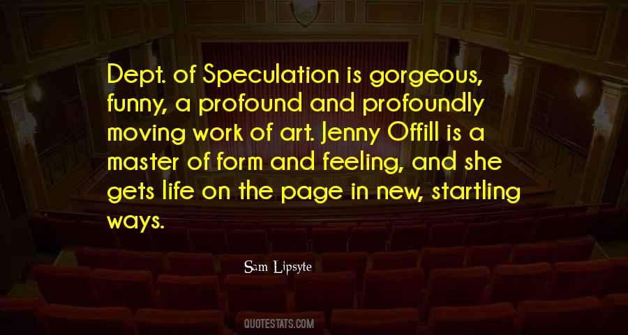 Dept Of Speculation Quotes #537464