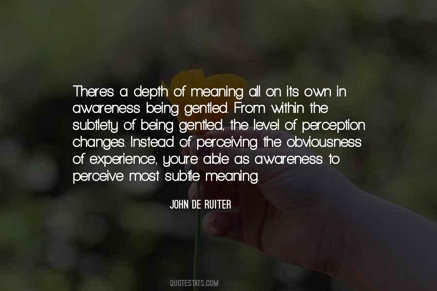 Depth Meaning Quotes #1338807