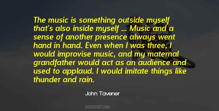 Rain Plus Music Quotes #1545324