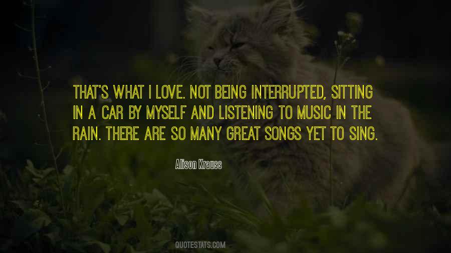Rain Plus Music Quotes #780032
